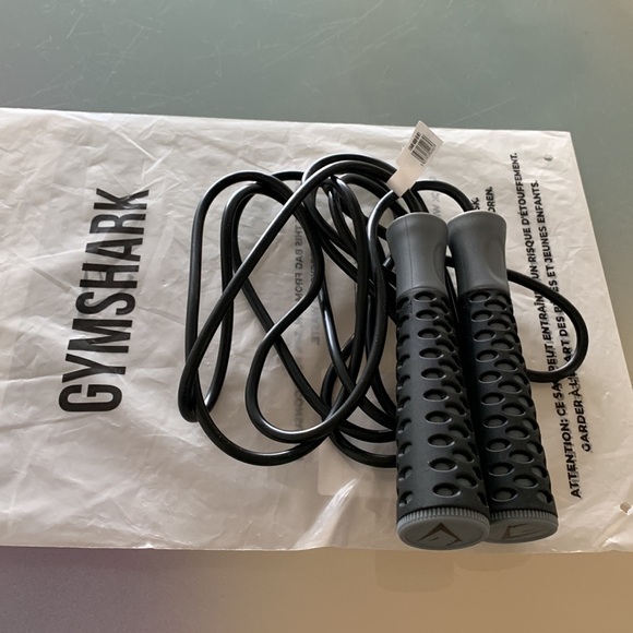 BNWT GYMSHARK Limited Edition Jumping Rope Gym Equipment  Black Grey SOLD OUT - Picture 4 of 5